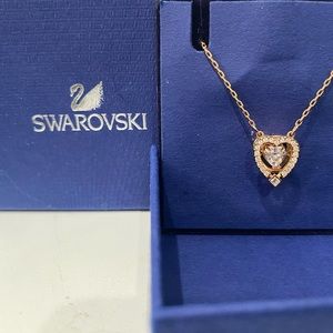 Swarovski Sparkling Dance Heart Necklace
